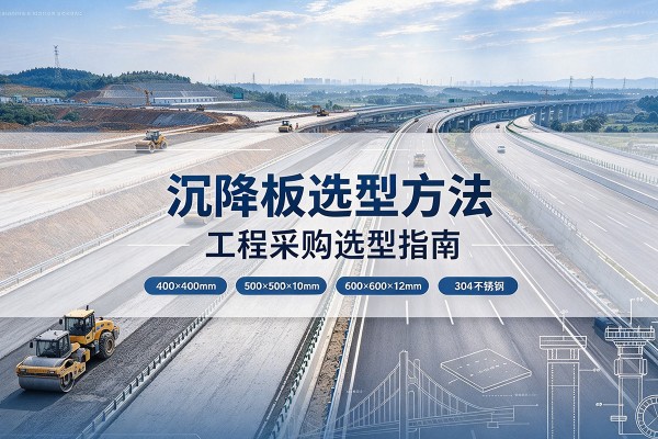 平塘沉降板选择方法